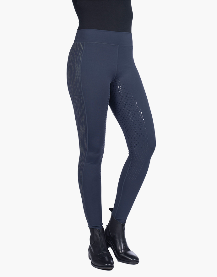 HKM Flow Reflective Leggings Teliszilikonos Lovaglónadrág