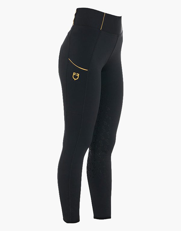 Equestro Slim Fit Teliszilikonos Leggings - Image 2